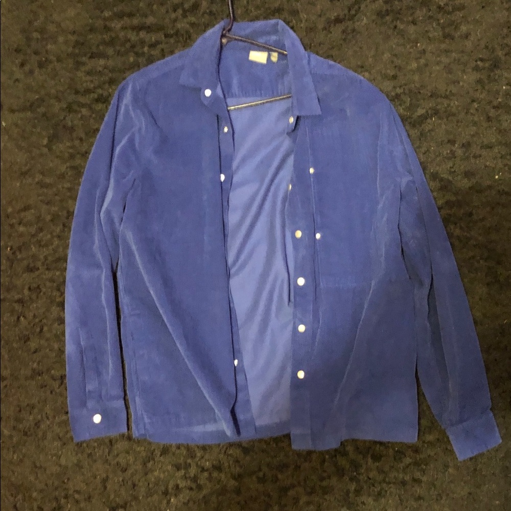 Men’s long sleeve blue ASOS shirt